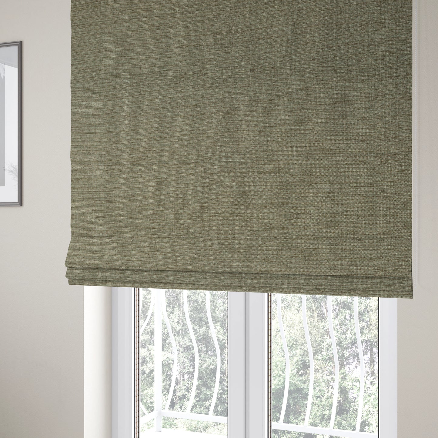 Dijon Heavily Textured Detailed Weave Material Ash Grey Furnishing Upholstery Fabrics - Roman Blinds