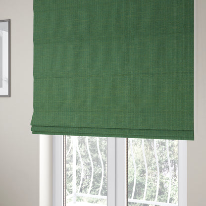 Dijon Heavily Textured Detailed Weave Material Coral Green Furnishing Upholstery Fabrics - Roman Blinds