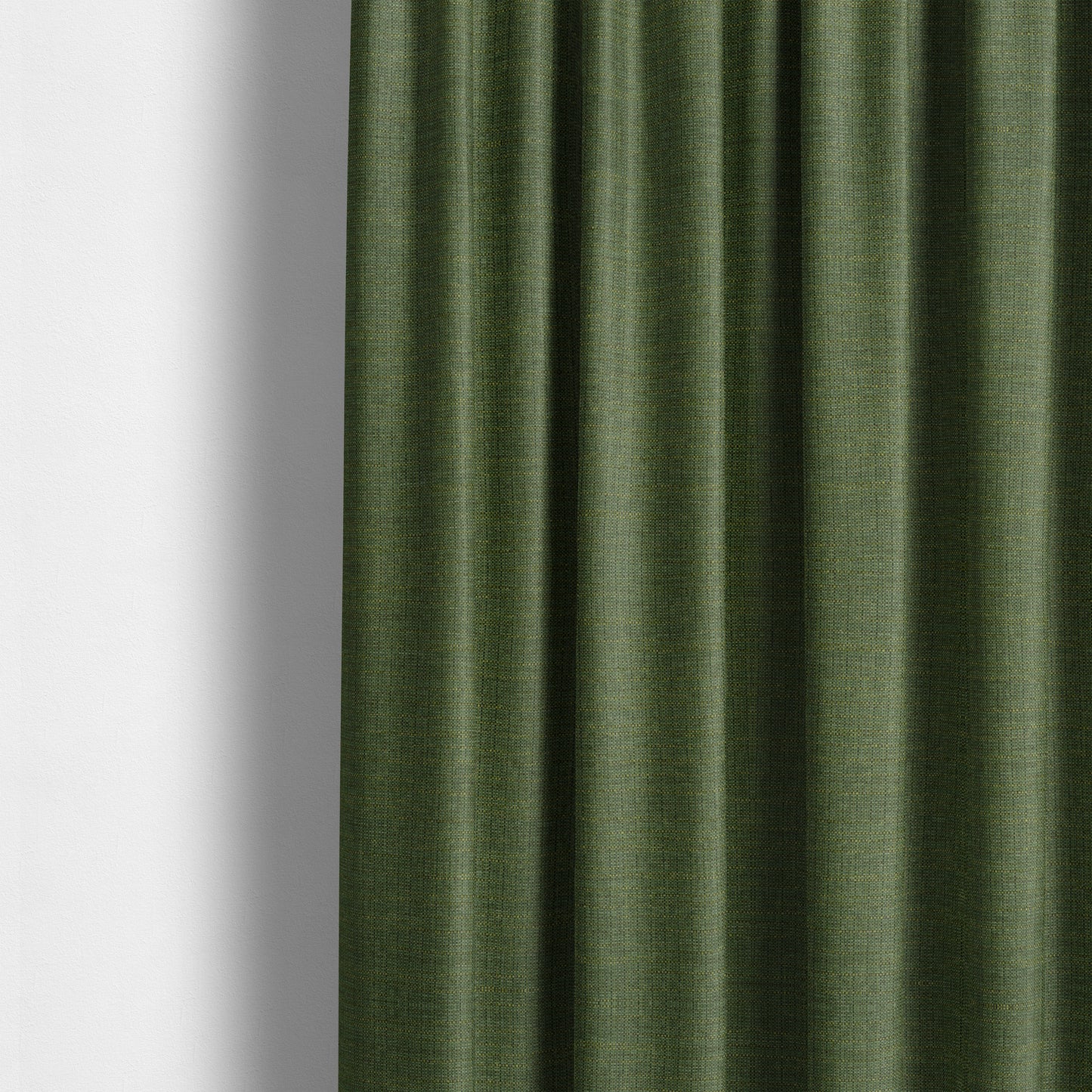 Dijon Heavily Textured Detailed Weave Material Green Furnishing Upholstery Fabrics - Made To Measure Curtains