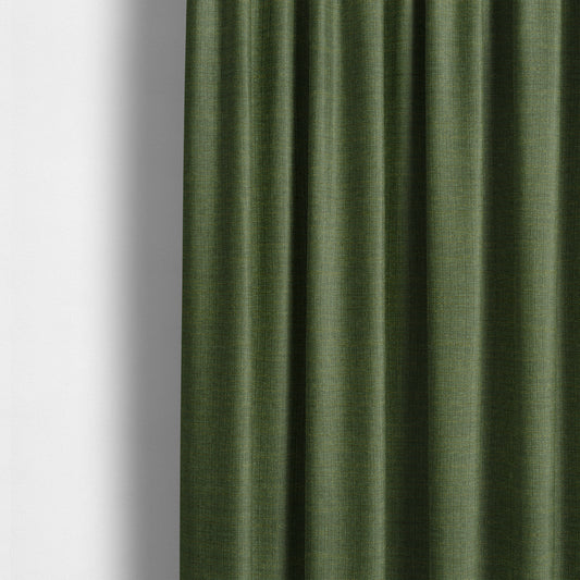 Dijon Heavily Textured Detailed Weave Material Green Furnishing Upholstery Fabrics - Made To Measure Curtains