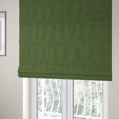 Dijon Heavily Textured Detailed Weave Material Green Furnishing Upholstery Fabrics - Roman Blinds