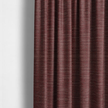 Dijon Heavily Textured Detailed Weave Material Red Furnishing Upholstery Fabrics - Made To Measure Curtains