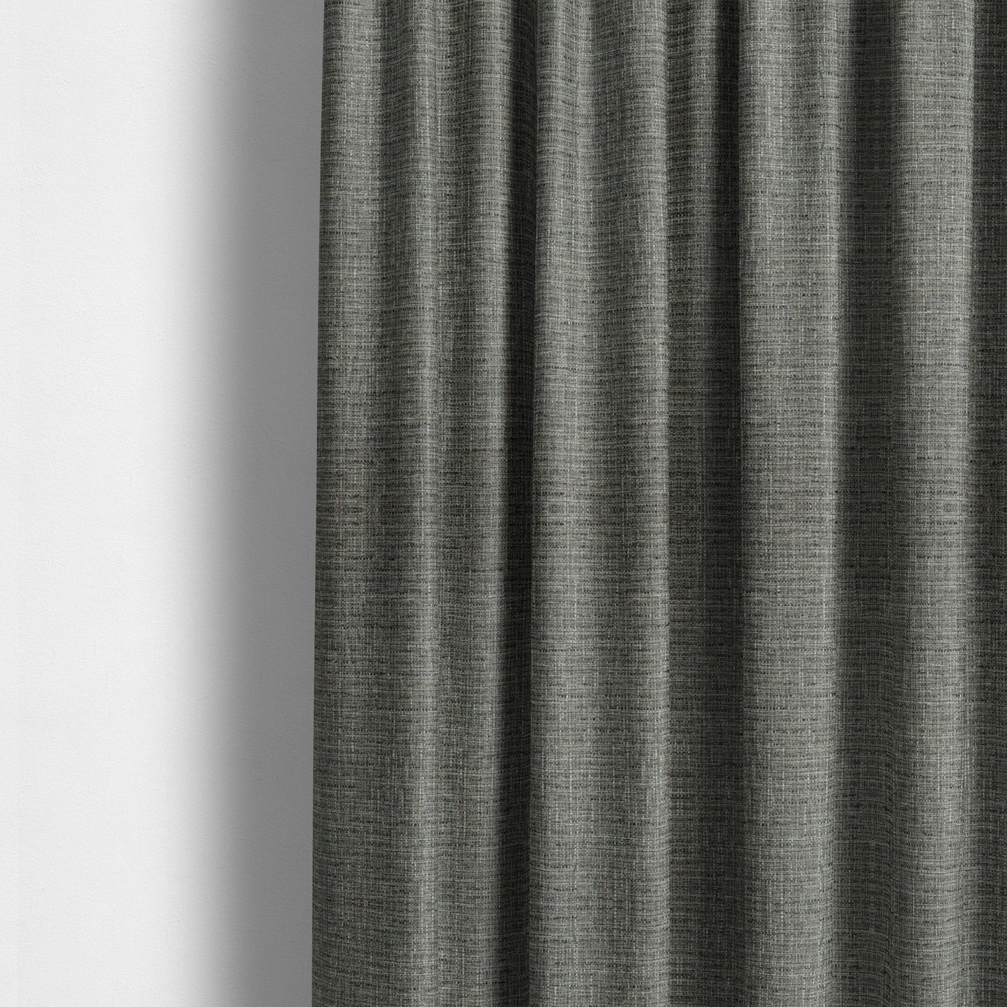 Durban Multicoloured Textured Weave Furnishing Fabric In Grey Colour - Made To Measure Curtains