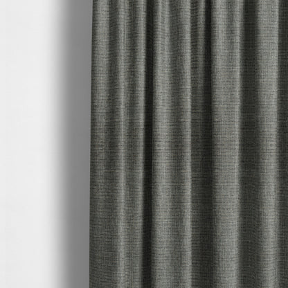 Durban Multicoloured Textured Weave Furnishing Fabric In Grey Colour - Made To Measure Curtains