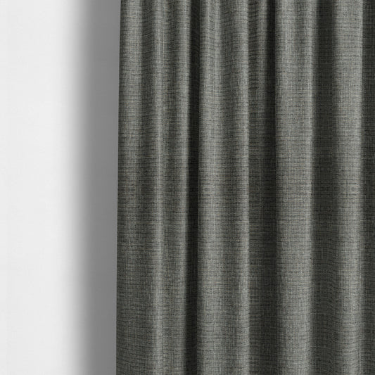 Durban Multicoloured Textured Weave Furnishing Fabric In Grey Colour - Made To Measure Curtains