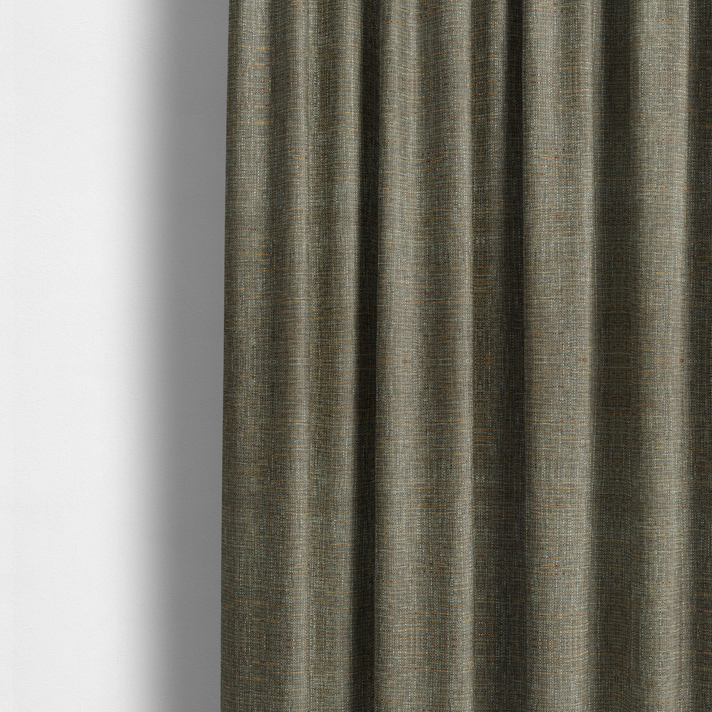 Durban Multicoloured Textured Weave Furnishing Fabric In Brown Colour - Made To Measure Curtains