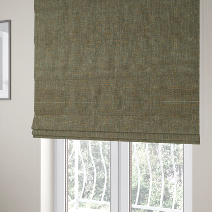 Durban Multicoloured Textured Weave Furnishing Fabric In Brown Colour - Roman Blinds