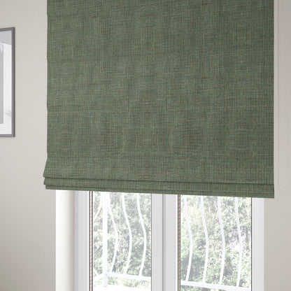 Durban Multicoloured Textured Weave Furnishing Fabric In Green Purple Colour - Roman Blinds