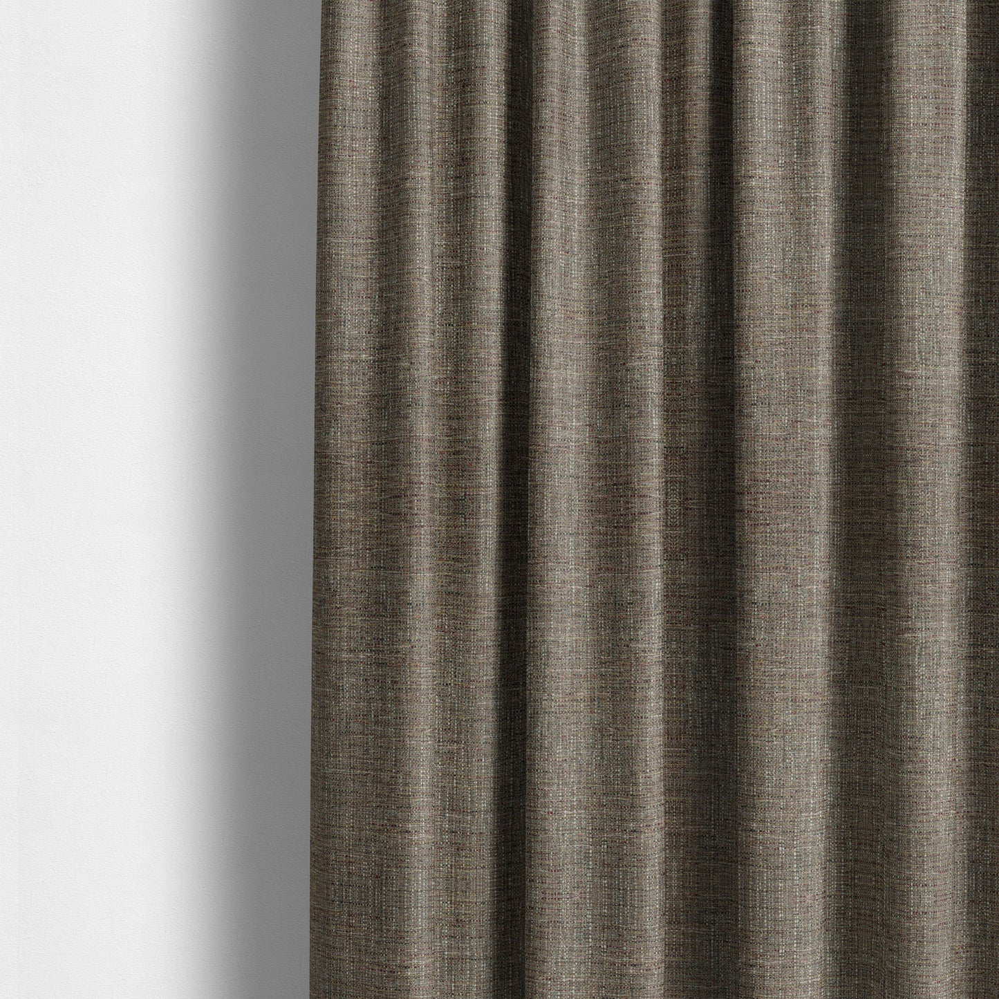 Durban Multicoloured Textured Weave Furnishing Fabric In Purple Colour - Made To Measure Curtains