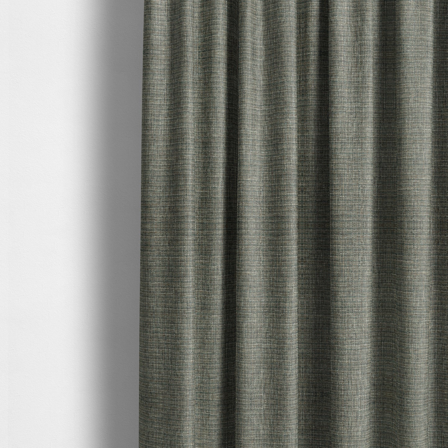 Durban Multicoloured Textured Weave Furnishing Fabric In Blue Colour - Made To Measure Curtains