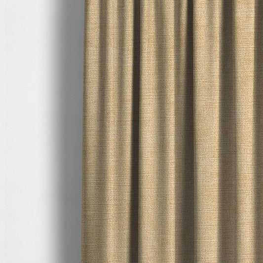 Earley Soft Matt Velvet Chenille Furnishing Upholstery Fabric In Beige Colour - Made To Measure Curtains