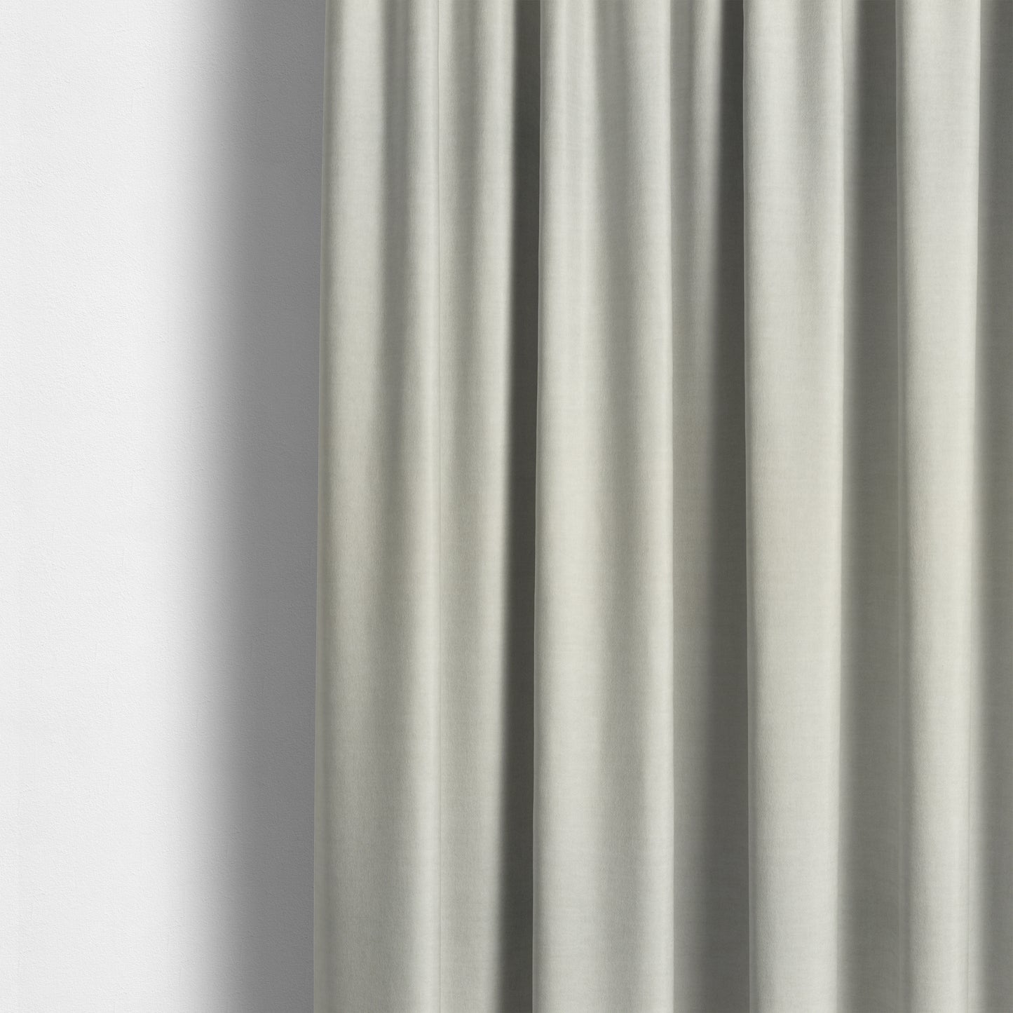 Faleolo Thick Durable Soft Velvet Material Beige Colour Upholstery Fabric - Made To Measure Curtains