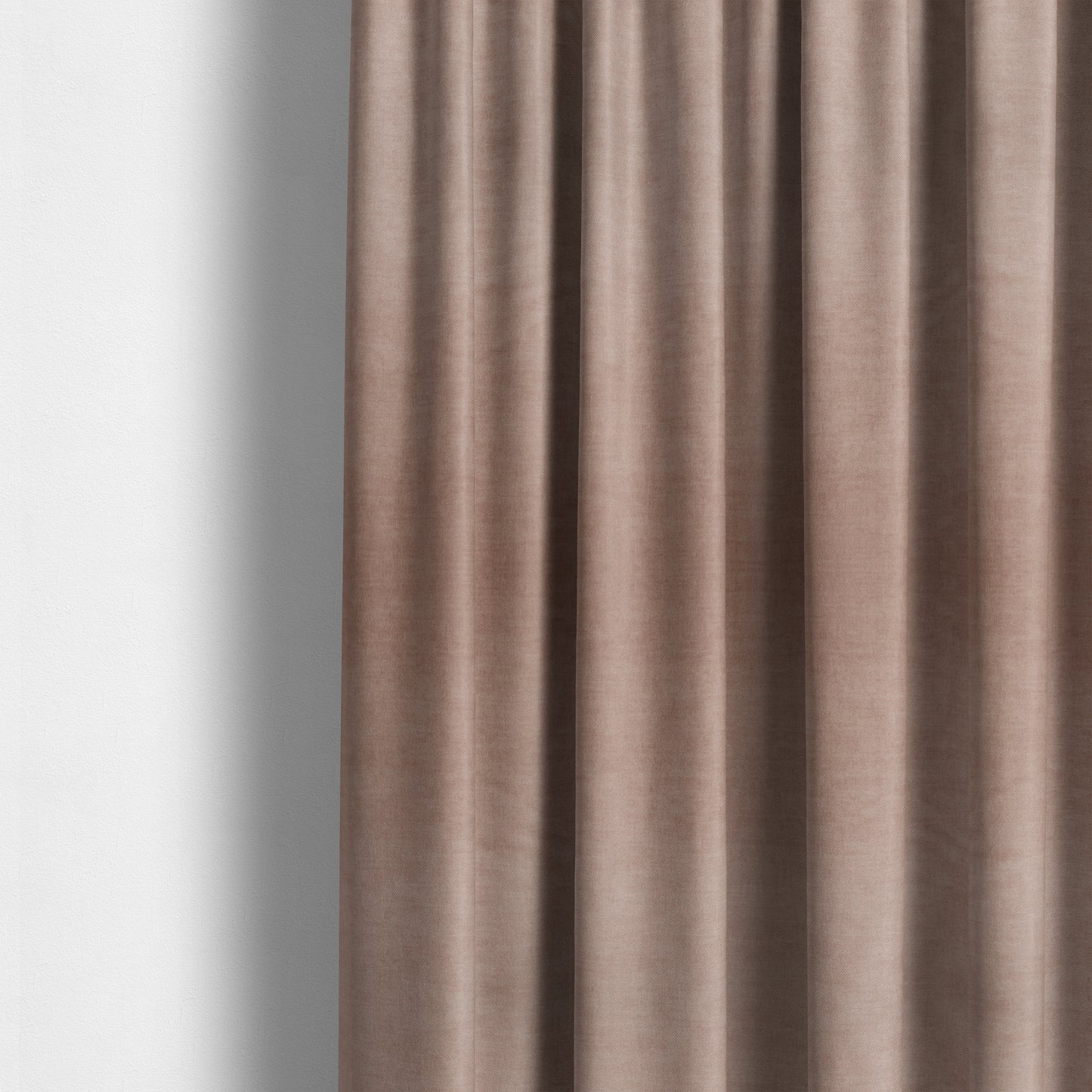 Faleolo Thick Durable Soft Velvet Material Pink Colour Upholstery Fabric - Made To Measure Curtains