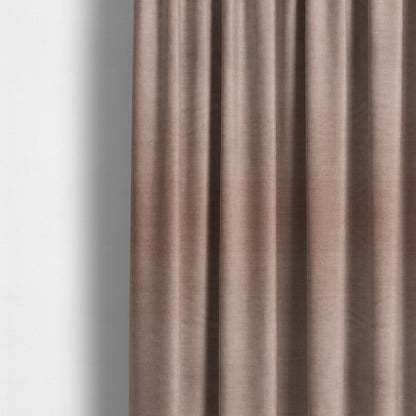 Faleolo Thick Durable Soft Velvet Material Pink Colour Upholstery Fabric - Made To Measure Curtains