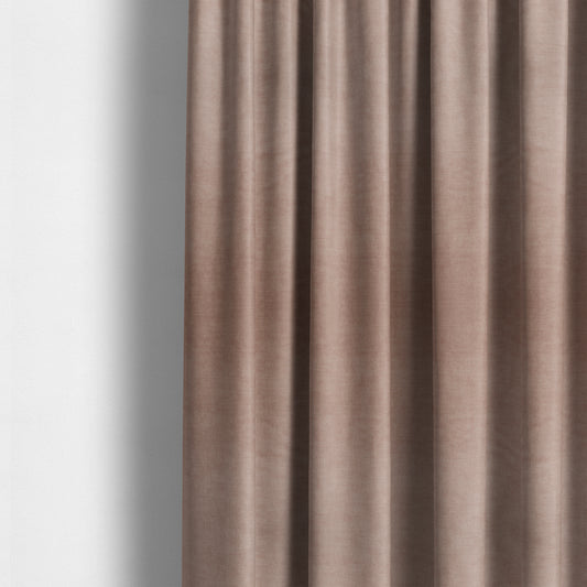 Faleolo Thick Durable Soft Velvet Material Pink Colour Upholstery Fabric - Made To Measure Curtains