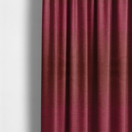 Faleolo Thick Durable Soft Velvet Material Red Colour Upholstery Fabric - Made To Measure Curtains