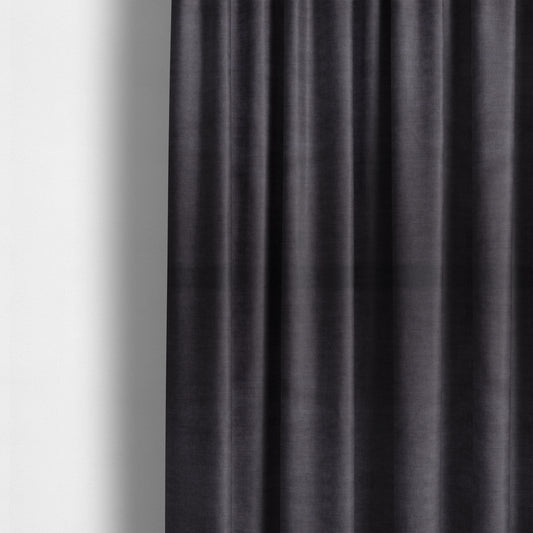 Faleolo Thick Durable Soft Velvet Material Purple Colour Upholstery Fabric - Made To Measure Curtains