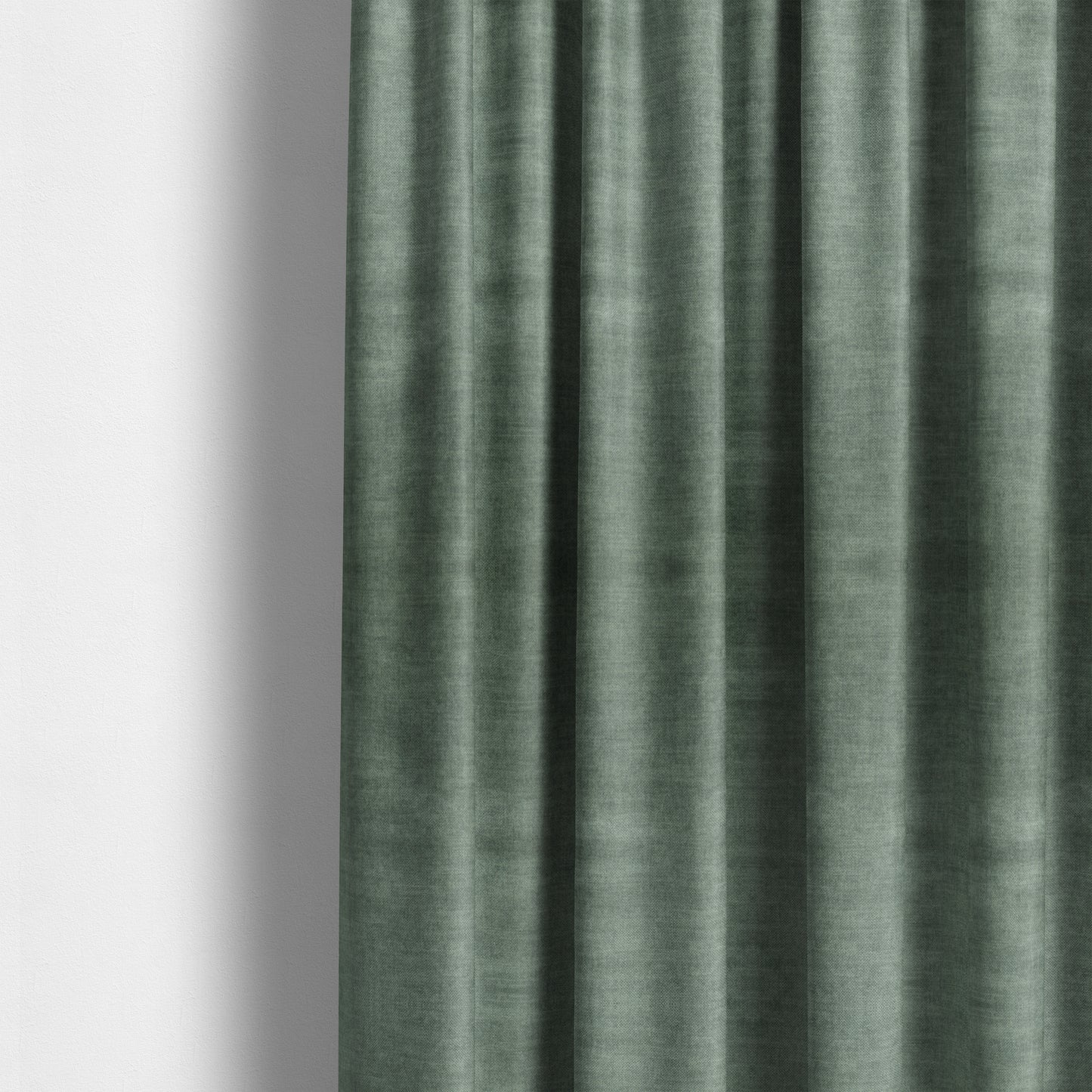 Faleolo Thick Durable Soft Velvet Material Blue Colour Upholstery Fabric - Made To Measure Curtains