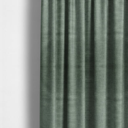 Faleolo Thick Durable Soft Velvet Material Blue Colour Upholstery Fabric - Made To Measure Curtains