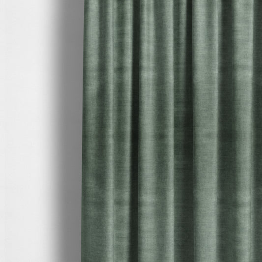 Faleolo Thick Durable Soft Velvet Material Blue Colour Upholstery Fabric - Made To Measure Curtains