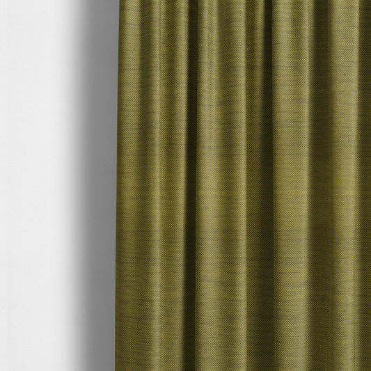 Festival Colourful Textured Chenille Plain Upholstery Fabric In Yellow - Made To Measure Curtains