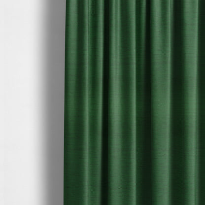 Festival Colourful Textured Chenille Plain Upholstery Fabric In Green - Made To Measure Curtains