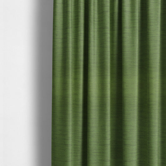 Festival Colourful Textured Chenille Plain Upholstery Fabric In Green Lime - Made To Measure Curtains