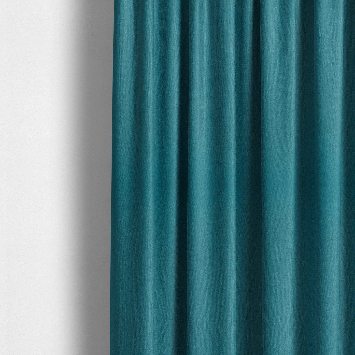 Florence Soft Plain Chenille Blue Colour Quality Upholstery Fabric - Made To Measure Curtains