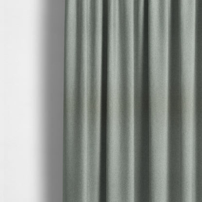 Florence Soft Plain Chenille Silver Grey Colour Quality Upholstery Fabric - Made To Measure Curtains