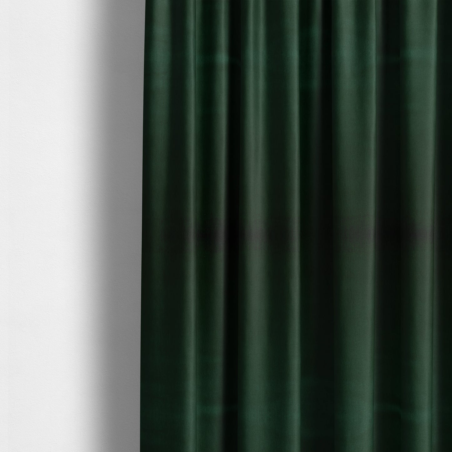 Florentine Soft Shine Textured Army Dark Green Colour Chenille Velvet Upholstery Fabric - Made To Measure Curtains