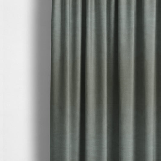 Florentine Soft Shine Textured Silver Colour Chenille Velvet Upholstery Fabric - Made To Measure Curtains