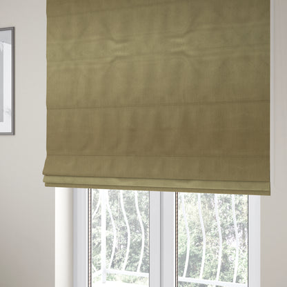 Florentine Soft Shine Textured Light Brown Colour Chenille Velvet Upholstery Fabric - Roman Blinds