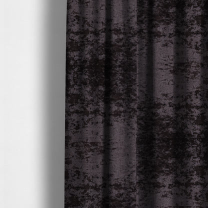 Geneva Crushed Velvet Upholstery Fabric In Purple Colour - Made To Measure Curtains