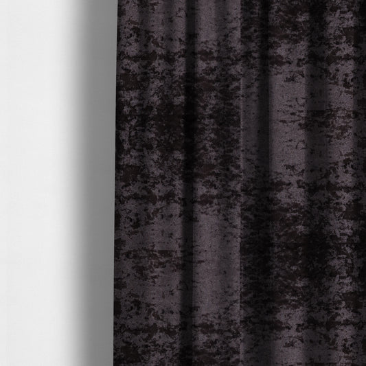 Geneva Crushed Velvet Upholstery Fabric In Purple Colour - Made To Measure Curtains