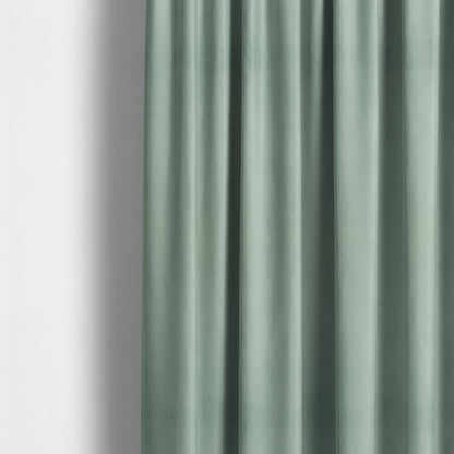 Giovanni Matt Plain Velvet Upholstery Fabric In Silver Colour - Made To Measure Curtains