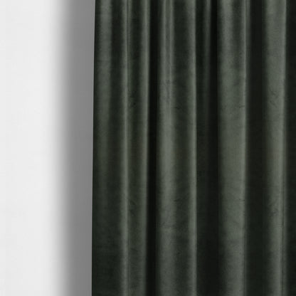 Giovanni Matt Plain Velvet Upholstery Fabric In Grey Colour - Made To Measure Curtains