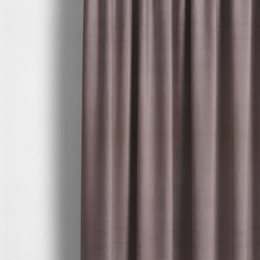 Giovanni Matt Plain Velvet Upholstery Fabric In Soft Pink Colour - Made To Measure Curtains