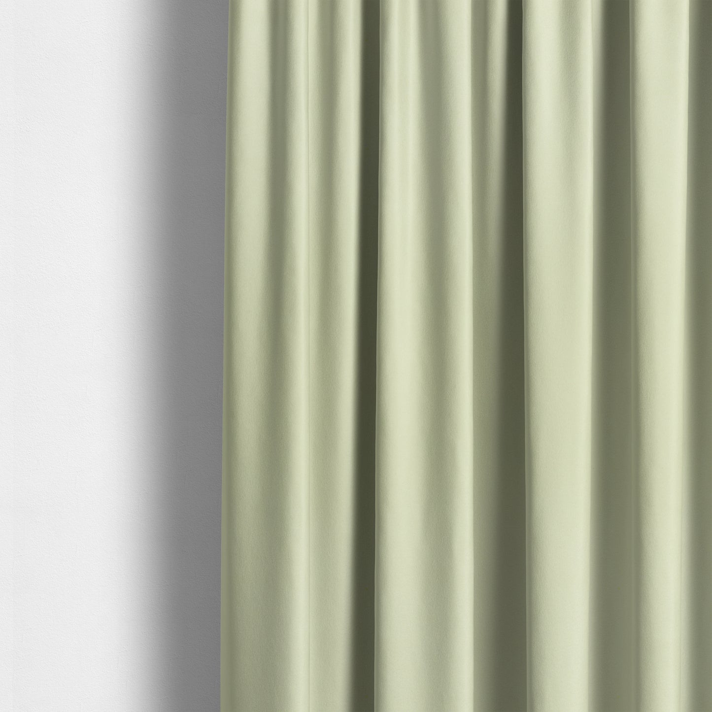 Giovanni Matt Plain Velvet Upholstery Fabric In White Cream Colour - Made To Measure Curtains