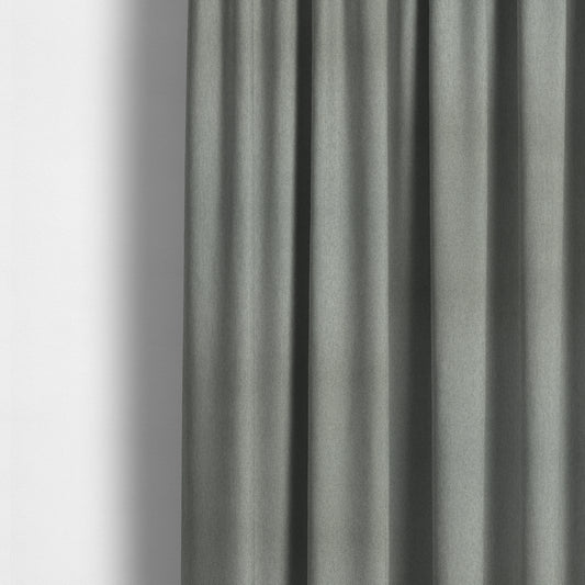 Gloria Soft Woven Textured Chenille Upholstery Fabric Silver Colour - Made To Measure Curtains