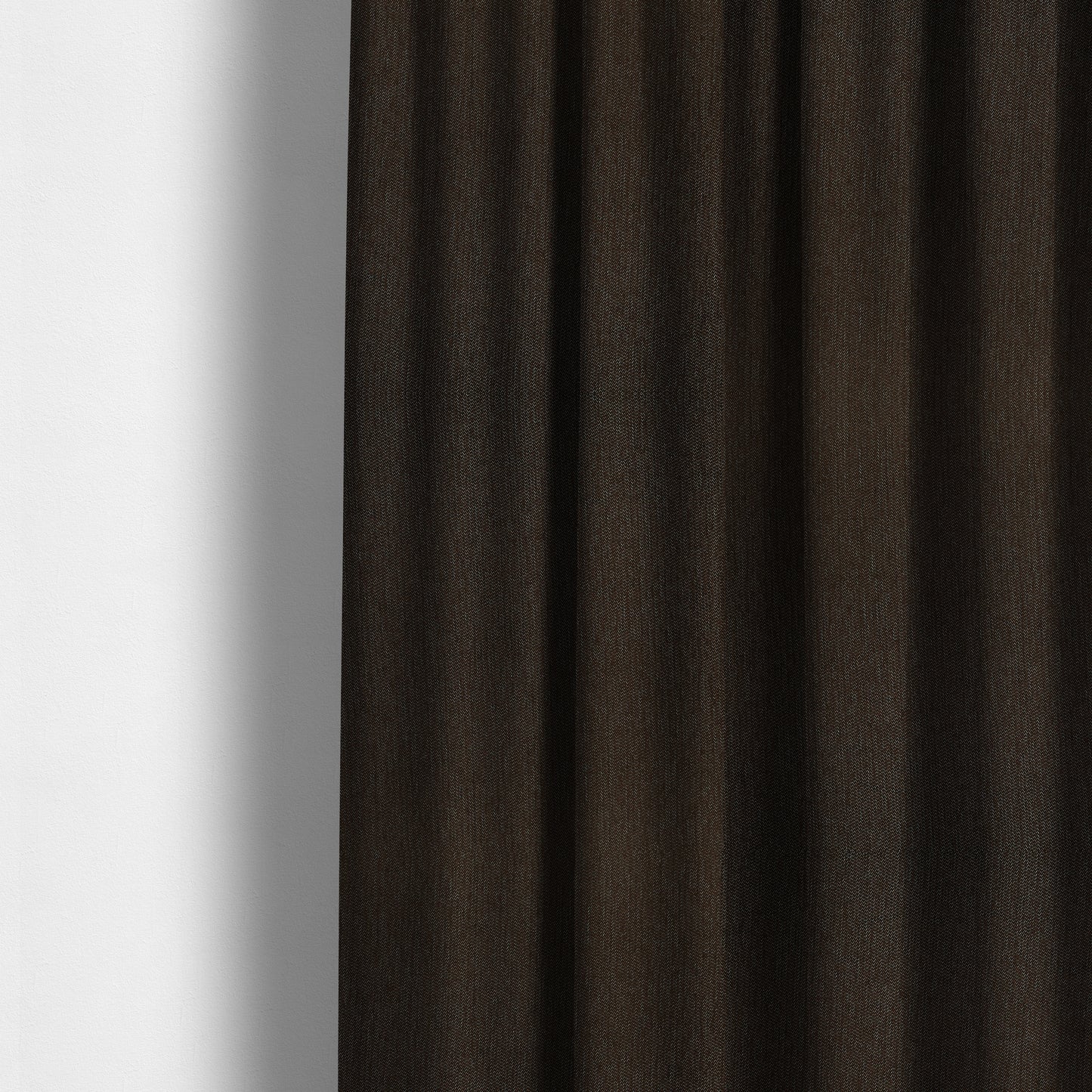 Gloria Soft Woven Textured Chenille Upholstery Fabric Brown Colour - Made To Measure Curtains