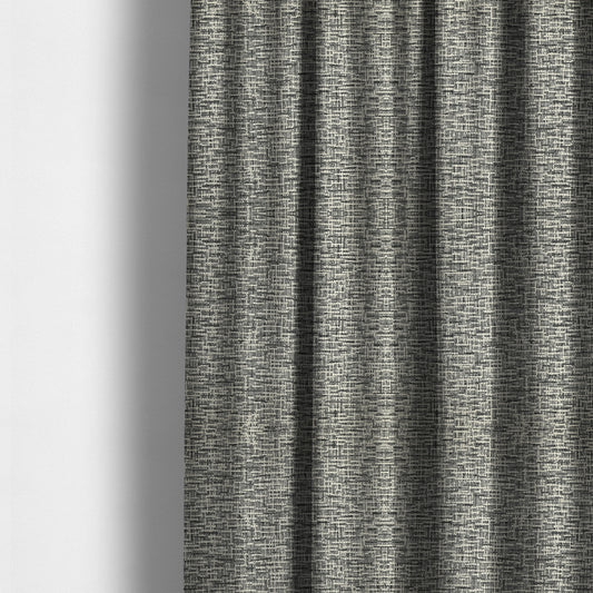 Grantham Soft Textured Woven Chenille Fabric In White Colour - Made To Measure Curtains