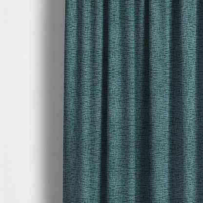 Grantham Soft Textured Woven Chenille Fabric In Blue Colour - Made To Measure Curtains