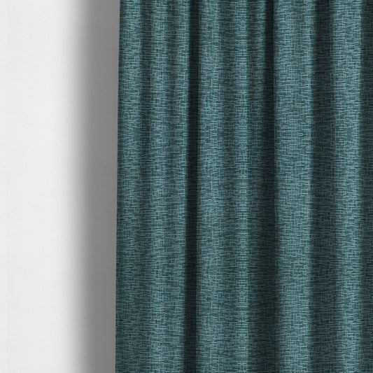 Grantham Soft Textured Woven Chenille Fabric In Blue Colour - Made To Measure Curtains