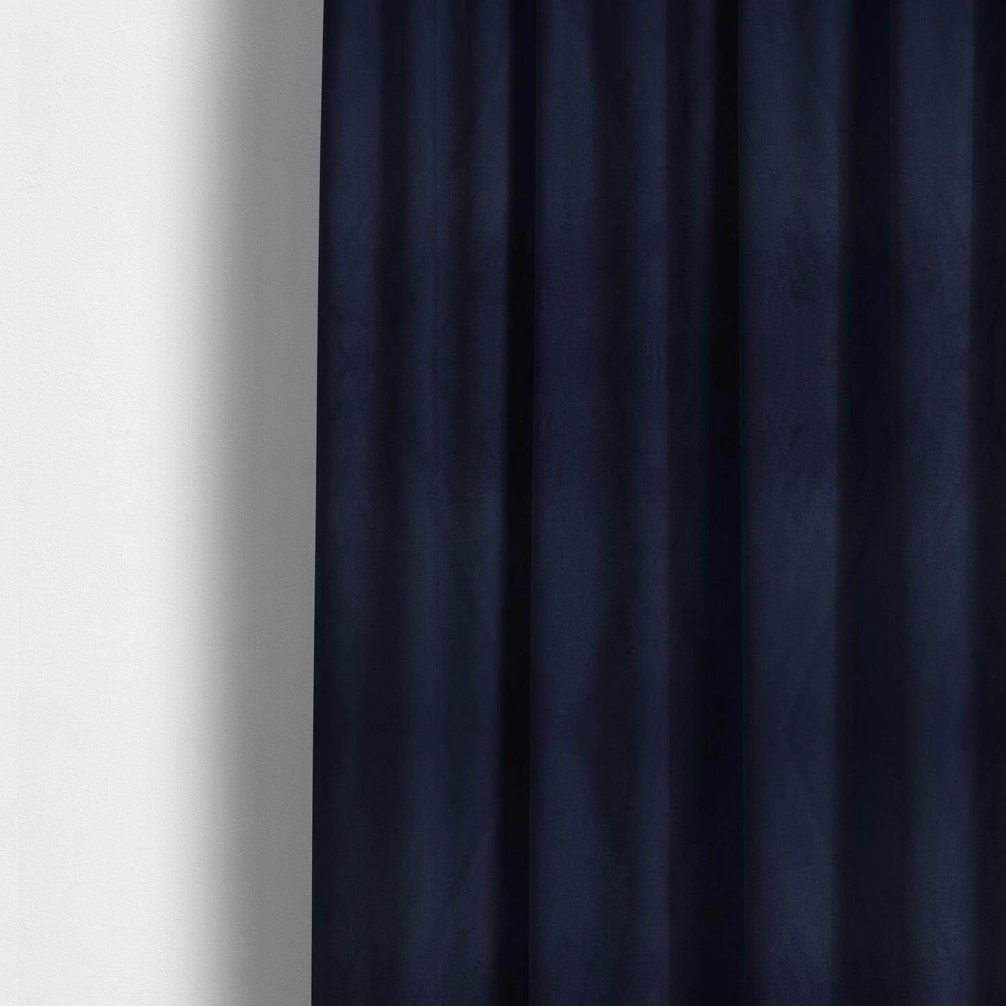 Grenada Soft Suede Fabric In Navy Blue Colour For Interior Furnishing Upholstery - Made To Measure Curtains