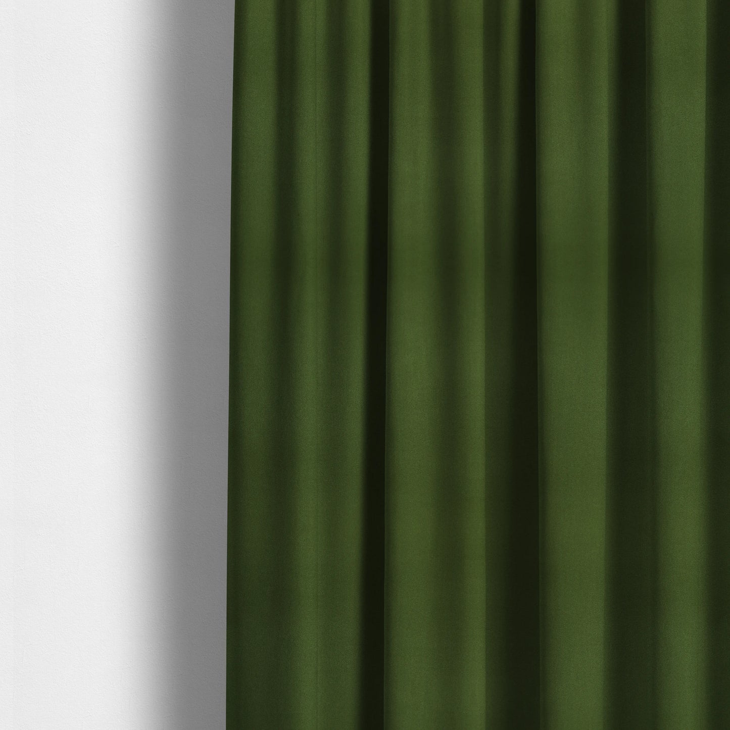 Grenada Soft Suede Fabric In Green Colour For Interior Furnishing Upholstery - Made To Measure Curtains