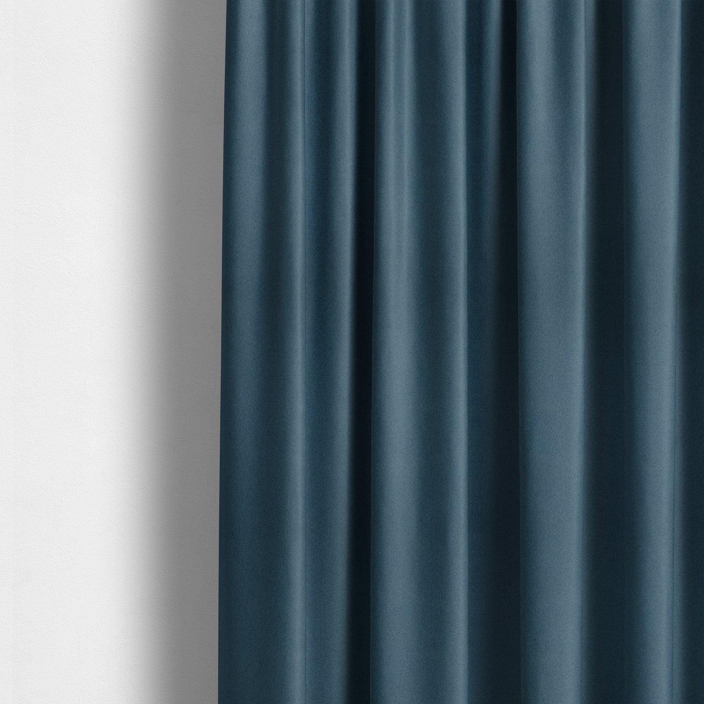 Halesworth Tweed Effect Wool Like Sapphire Blue Furnishing Upholstery Fabric - Made To Measure Curtains