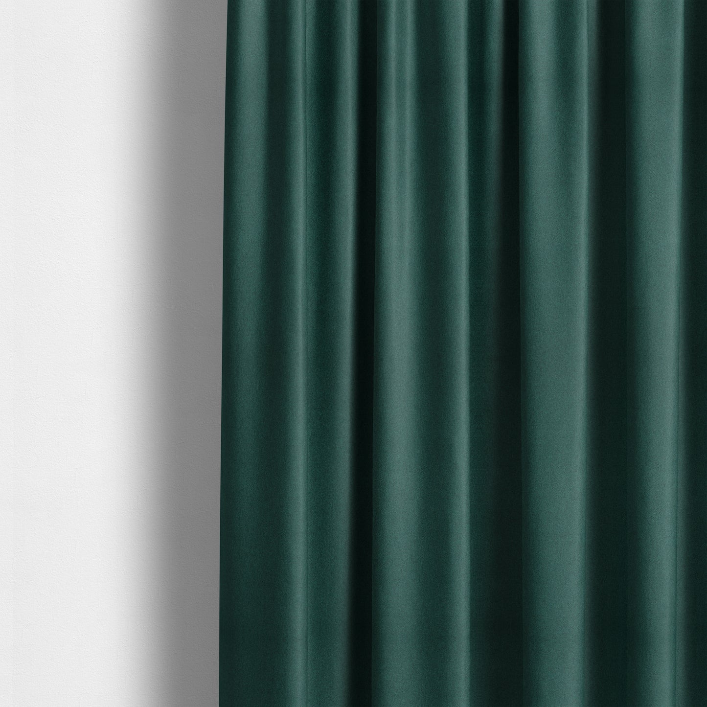 Halesworth Tweed Effect Wool Like Teal Furnishing Upholstery Fabric - Made To Measure Curtains