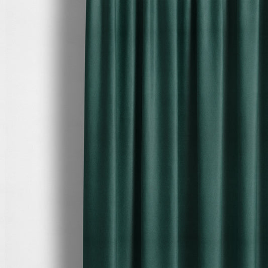 Halesworth Tweed Effect Wool Like Teal Furnishing Upholstery Fabric - Made To Measure Curtains