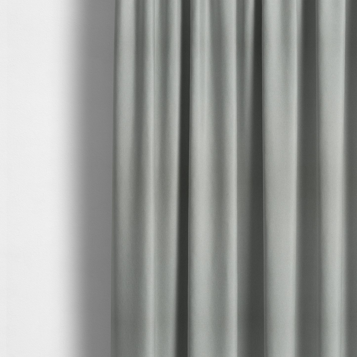 Halesworth Tweed Effect Wool Like Silver Furnishing Upholstery Fabric - Made To Measure Curtains