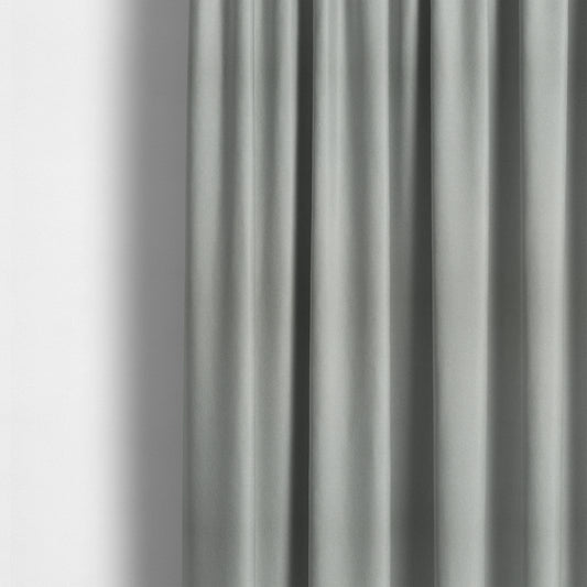 Halesworth Tweed Effect Wool Like Silver Furnishing Upholstery Fabric - Made To Measure Curtains